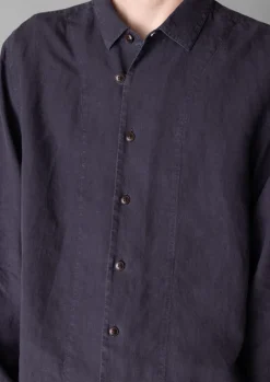 Loop Button Linen Shirt