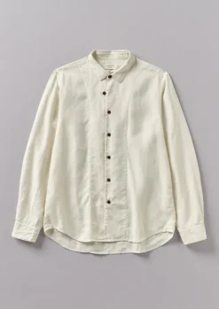 Loop Button Linen Shirt