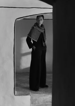 Loopback Jersey Wide Leg Trousers