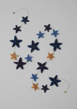 Marbled Star Paper Garland