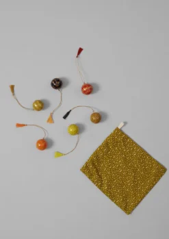 Mini Hand Painted Bauble Set