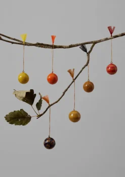 Mini Hand Painted Bauble Set