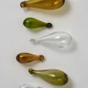 Mixed Teardrop Glass Bauble Set