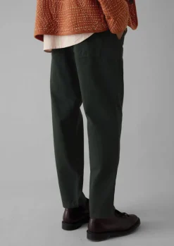 Norv Garment Dyed Tapered Trousers