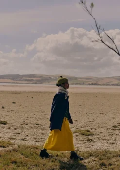 Organic Cord A Line Skirt