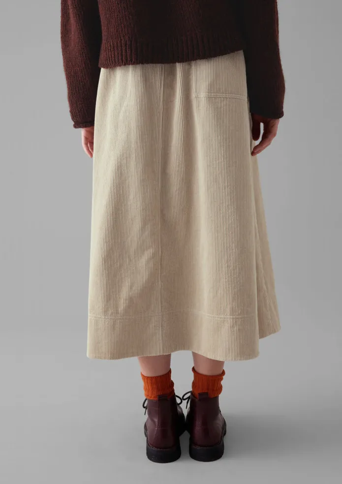 Organic Cord A Line Skirt