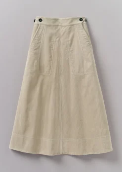 Organic Cord A Line Skirt