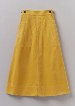 Organic Cord A Line Skirt