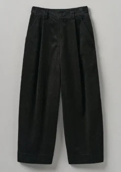 Organic Cord Pleat Front Trousers
