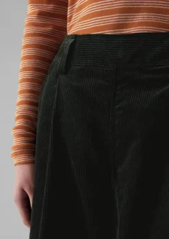 Organic Cord Pleat Front Trousers
