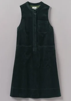 Organic Cord Sleeveless Tunic Dress