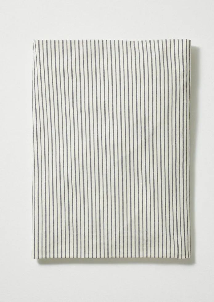 Organic Cotton Pyjama Stripe Fitted Sheet