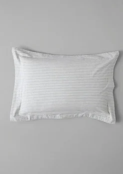 Organic Cotton Ticking Stripe Oxford Pillowcase