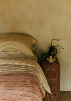 Organic Cotton Ticking Stripe Oxford Pillowcase