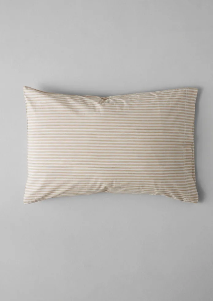 Organic Cotton Ticking Stripe Housewife Pillowcase