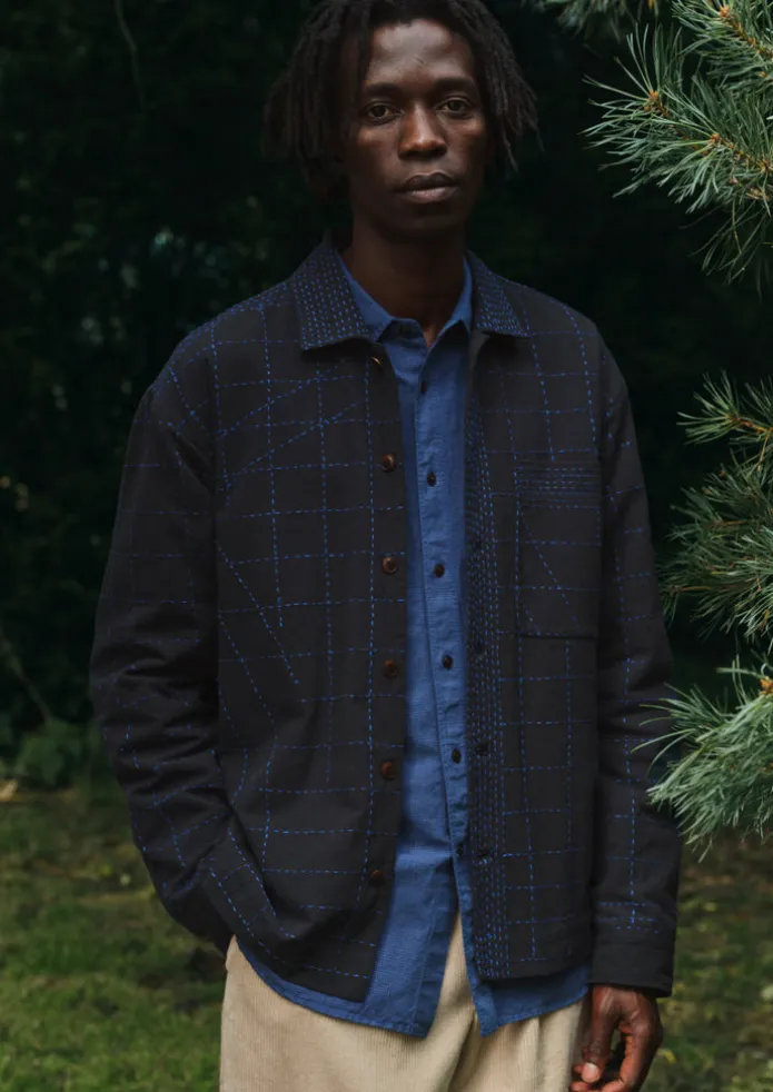 Overdyed Check Workwear Shirt