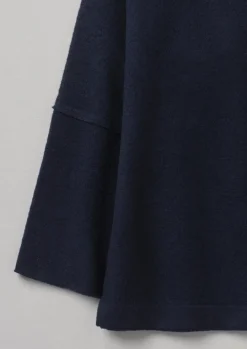 Panelled Boiled Wool Sweater