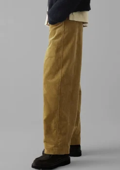 Panelled Organic Cord Trousers