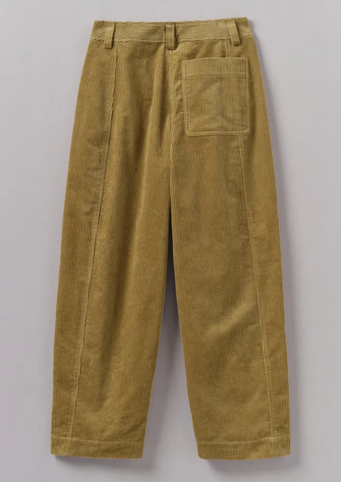 Panelled Organic Cord Trousers