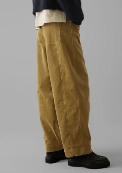 Panelled Organic Cord Trousers