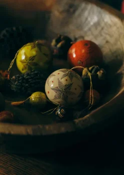 Pointed Star Hand Painted Bauble