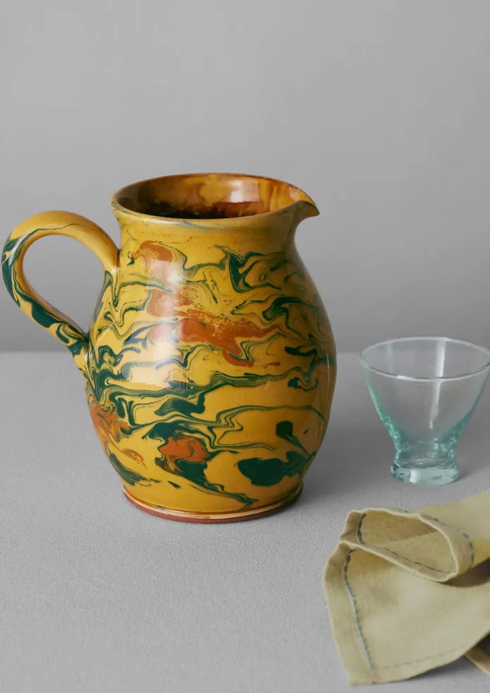 Poterie Barbotine Marbled Pitcher