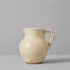 Poterie Barbotine Twisted Handle Pitcher