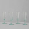 Recycled Bolivian Champagne Glasses Set