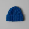 Ribbed Mohair Beanie