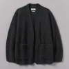 Ribbed Wool Knitted Cardigan