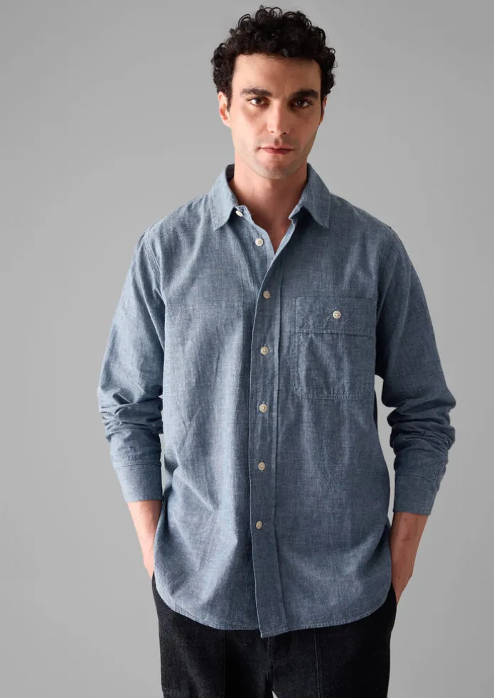 Selvedge Cotton Chambray Shirt