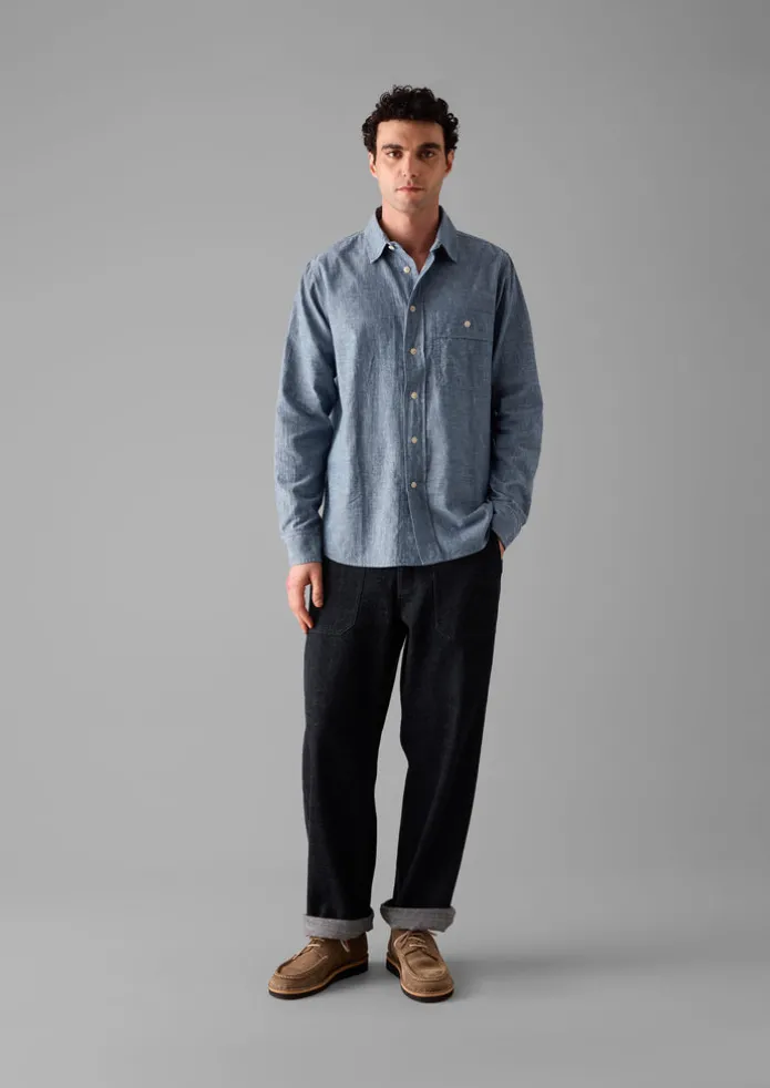 Selvedge Cotton Chambray Shirt
