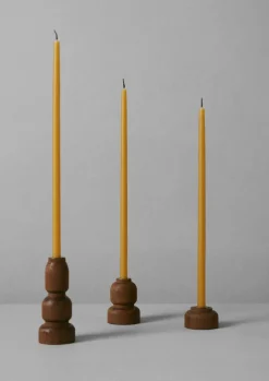 Skar Organics Slim Beeswax Dinner Candle Set