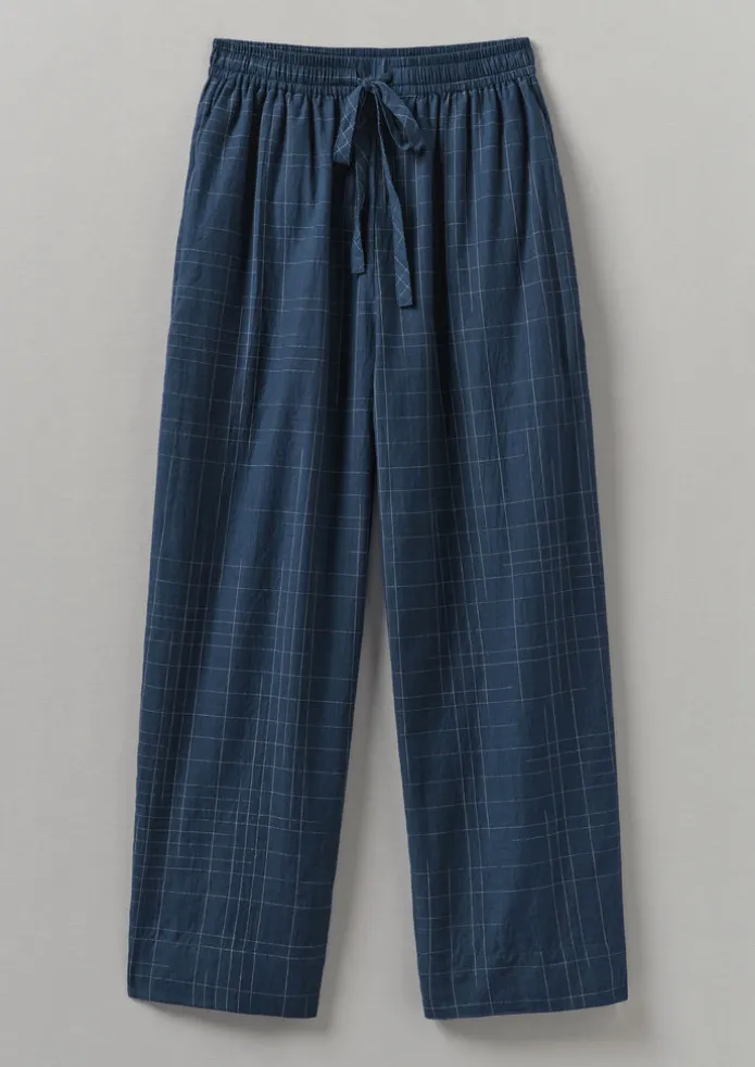 Sketched Check Cotton Pyjama Trousers