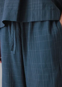 Sketched Check Cotton Pyjama Trousers