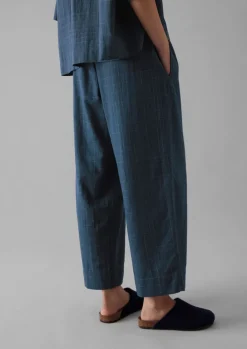 Sketched Check Cotton Pyjama Trousers