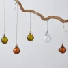 Small Hand Blown Glass Bauble Set