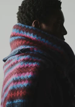 Soundwave Jacquard Crew Neck Sweater