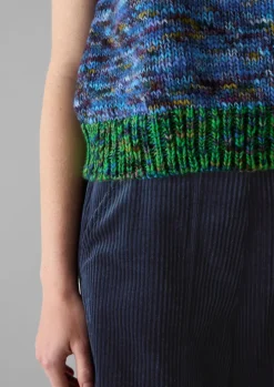 Space Dyed Wool Knitted Tank