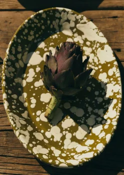 Splatter Enamel Platter