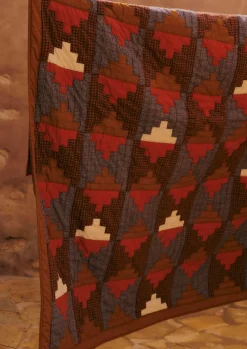 Stacked Check Patchwork Quilt