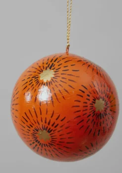 Starburst Hand Painted Bauble