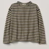 Stripe Alpaca Wool Sweater