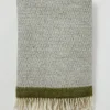 Stripe Edge Wool Blanket
