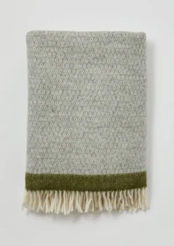 Stripe Edge Wool Blanket