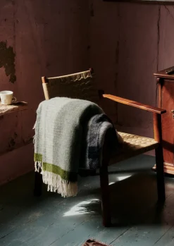 Stripe Edge Wool Blanket