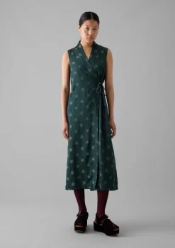 Sun and Moon Jacquard Dress