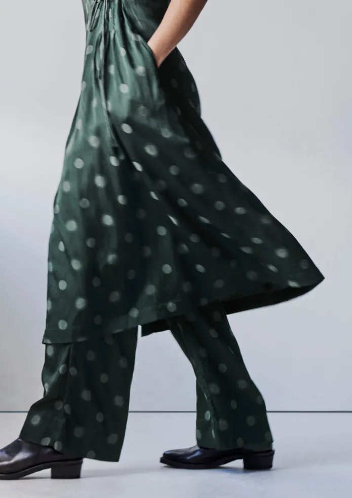 Sun and Moon Jacquard Dress