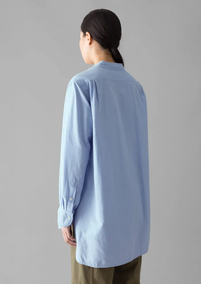 Taro Cotton Oxford Long Shirt