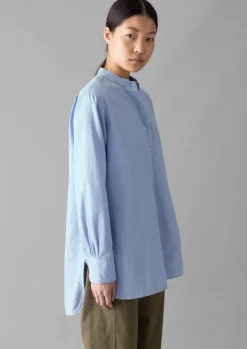 Taro Cotton Oxford Long Shirt